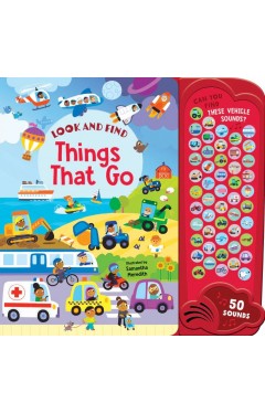 Look &amp; Find - 50-Button Mega Sound Book - Things That Go